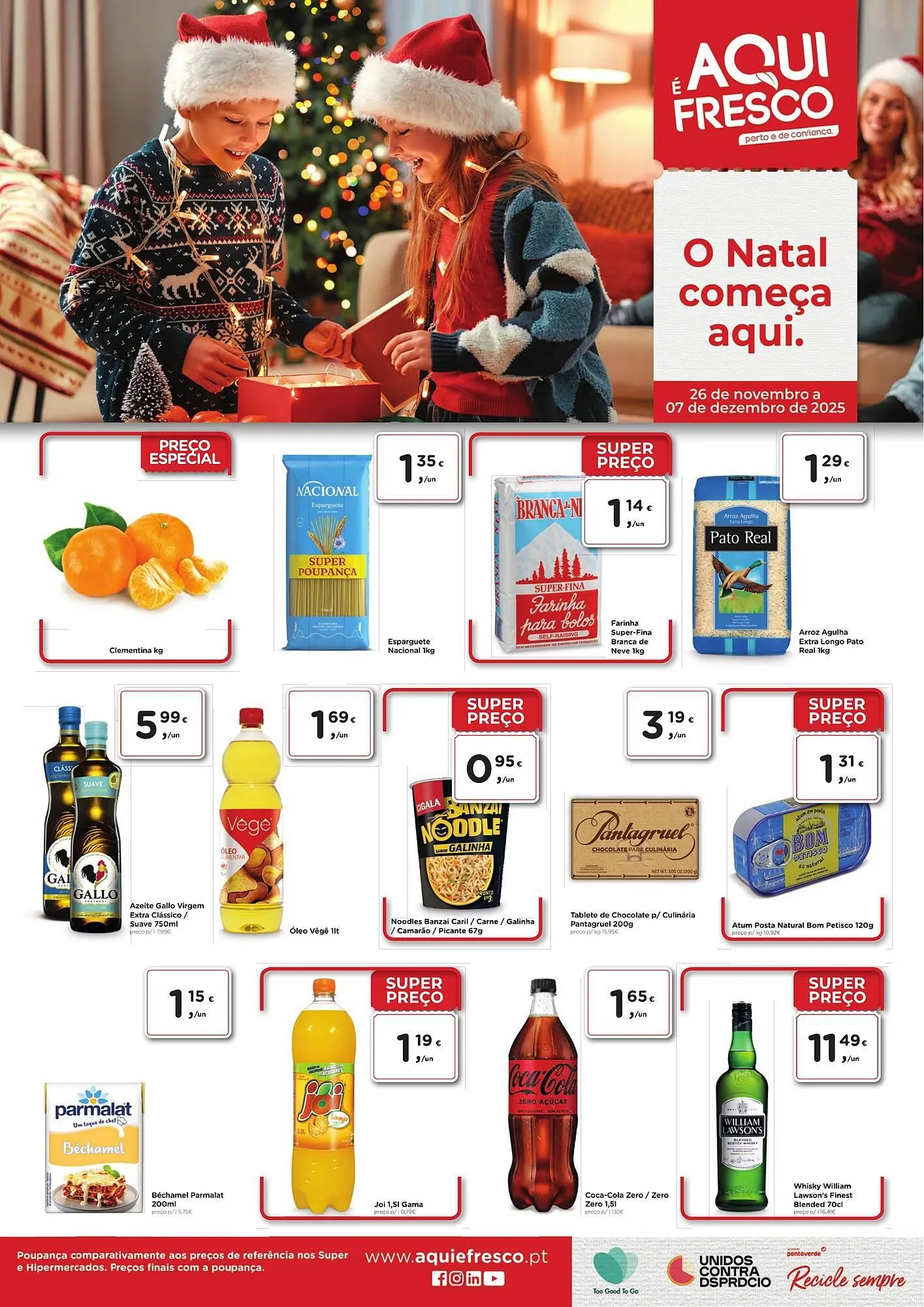 Folheto Aqui é fresco - 1