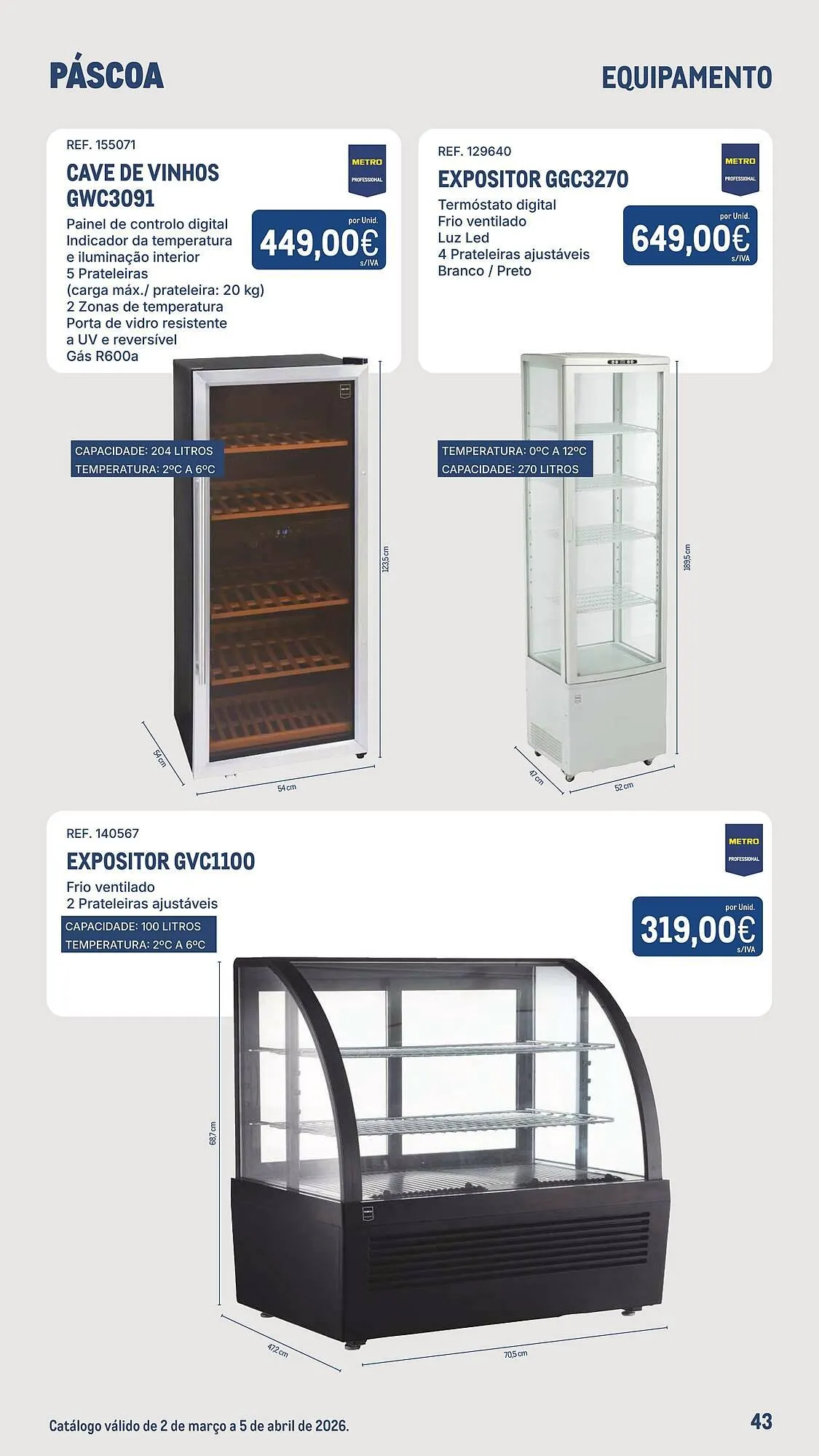 Folheto Catálogo Makro de 2 de março até 5 de abril 2026 - Pagina 43