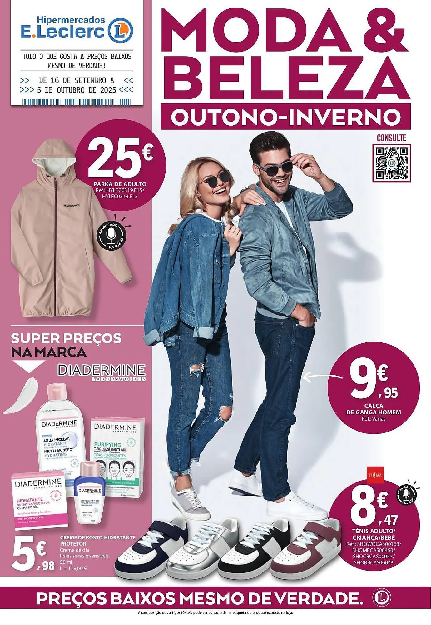 Folheto Folheto E.Leclerc de 16 de setembro até 5 de outubro 2025 - Pagina 1