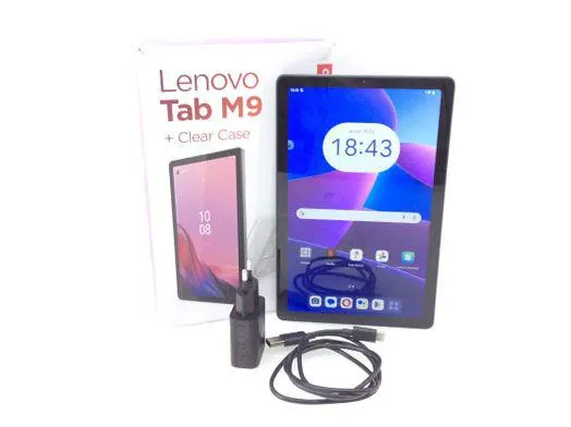tablet pc lenovo tab m9 + clear case