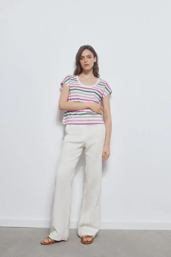 Camiseta basica rayas