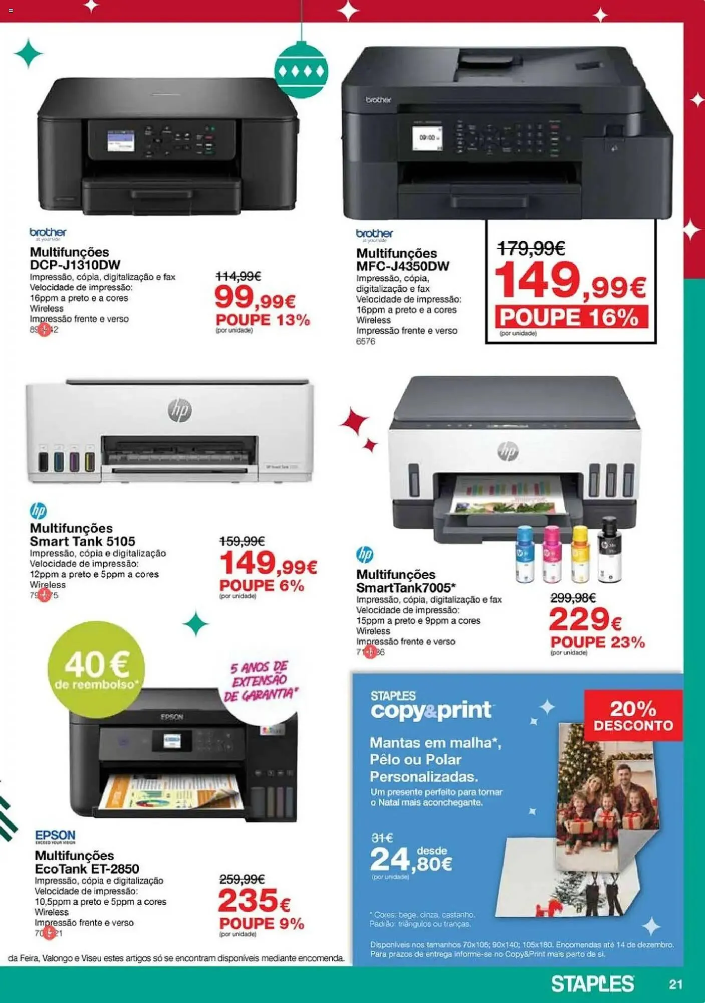 Folheto Folheto Staples de 3 de dezembro até 25 de dezembro 2025 - Pagina 21