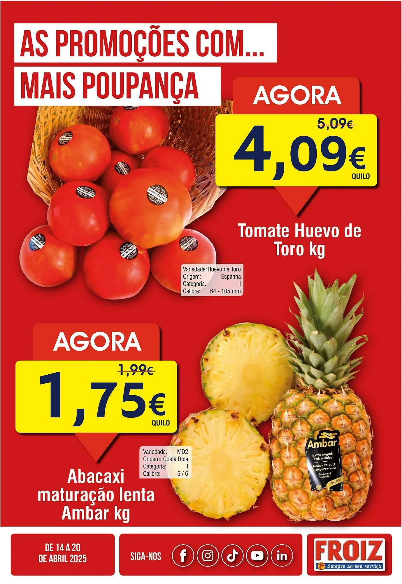 Folheto Folheto Froiz de 14 de abril até 20 de abril 2025 - Pagina 1