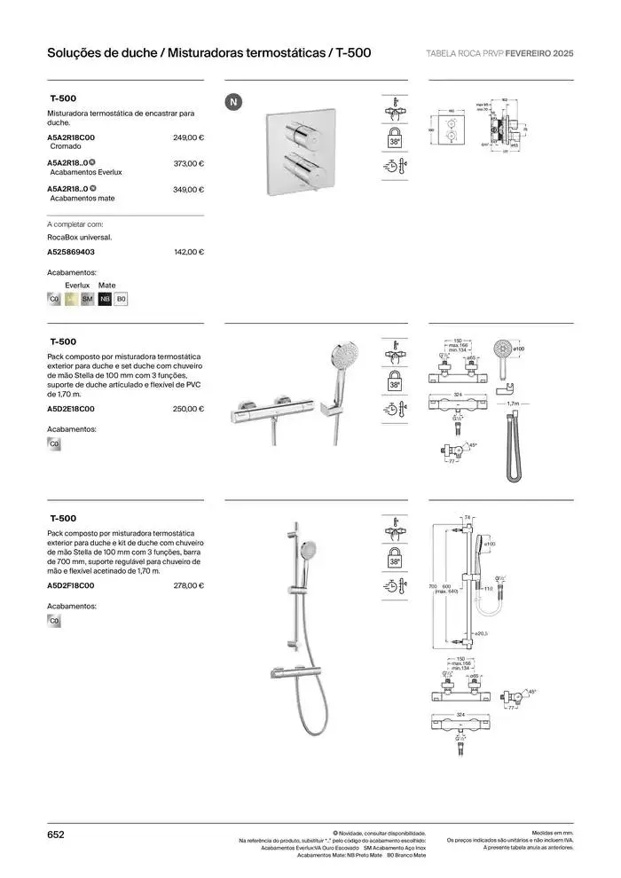 Folheto Soluções de Banho  de 6 de janeiro até 31 de dezembro 2025 - Pagina 654