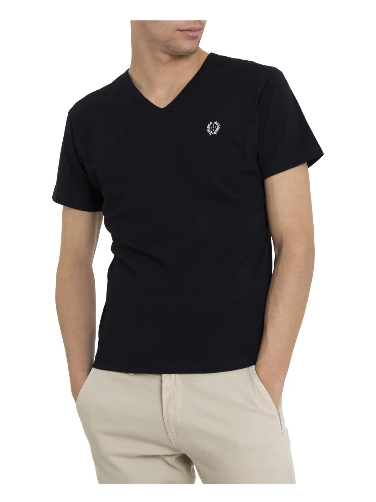 T-SHIRT SMK V COLLAR