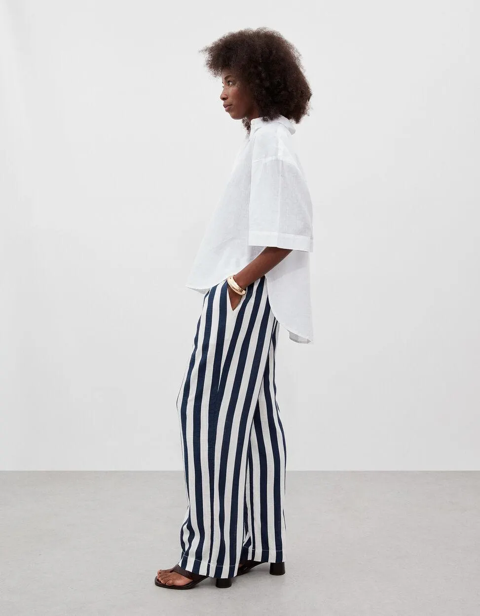 Blusa de Linho, Mulher, Branco