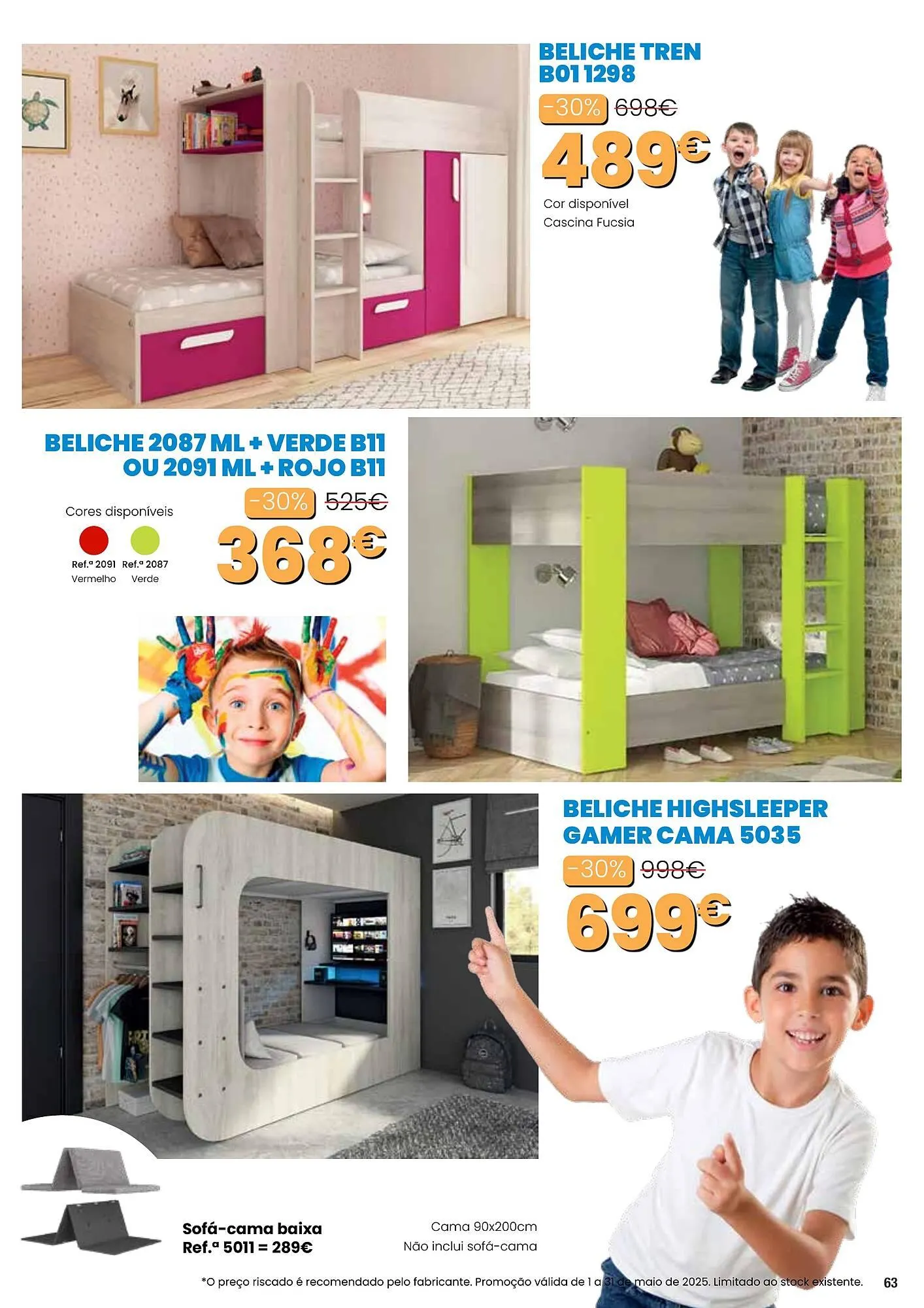 Folheto Folheto Hiper Centro do Móvel de 1 de maio até 31 de maio 2025 - Pagina 63