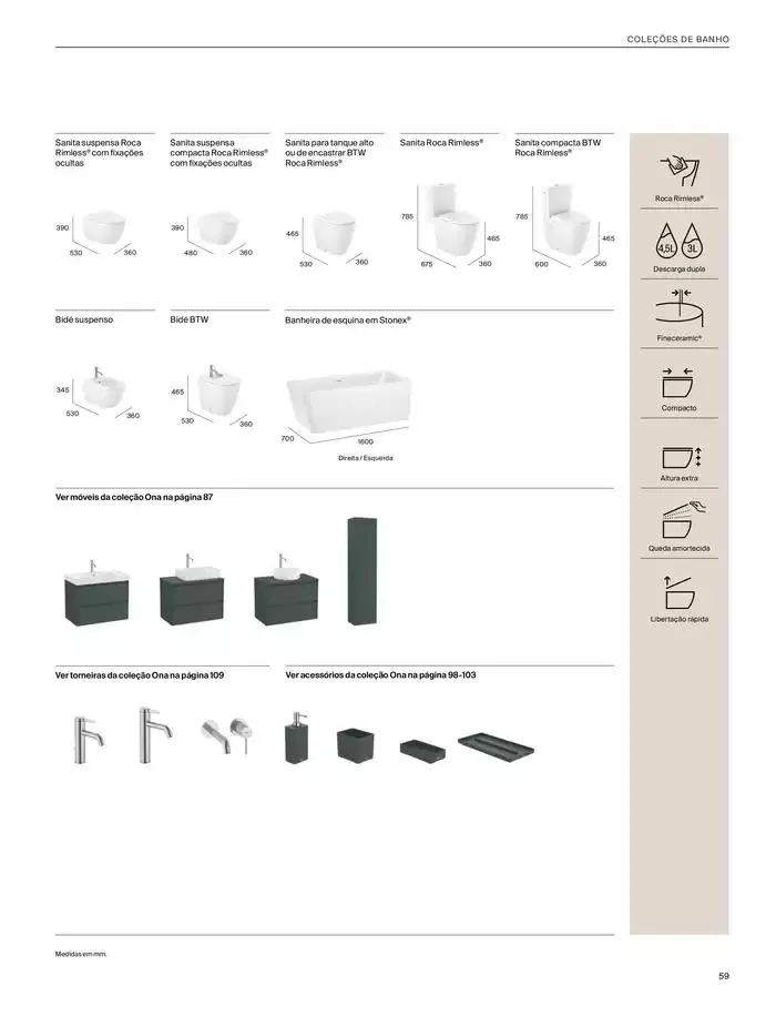 Folheto SOLUÇÕES DE BANHO de 6 de janeiro até 31 de dezembro 2025 - Pagina 61