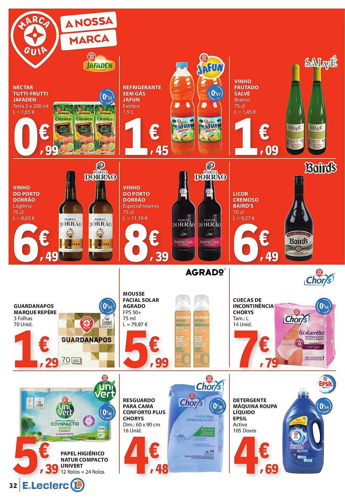 Folheto Folheto E.Leclerc de 3 de julho até 9 de julho 2025 - Pagina 32