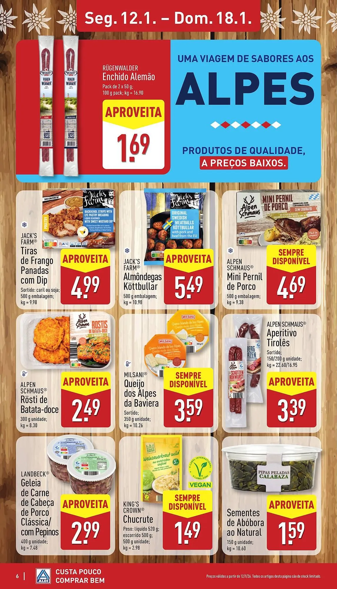 Folheto Folheto ALDI de 12 de janeiro até 18 de janeiro 2026 - Pagina 6