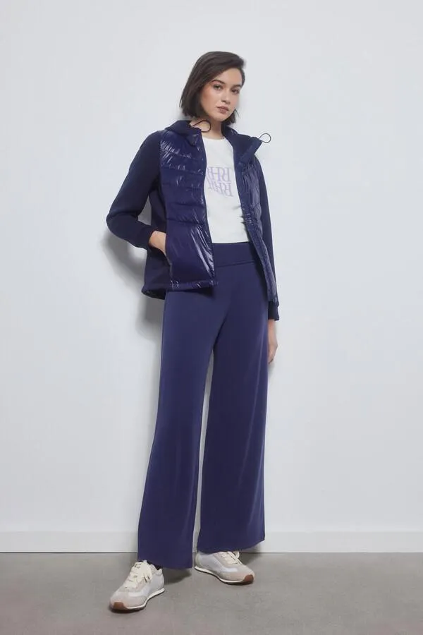 Deportiva acolchada combinada