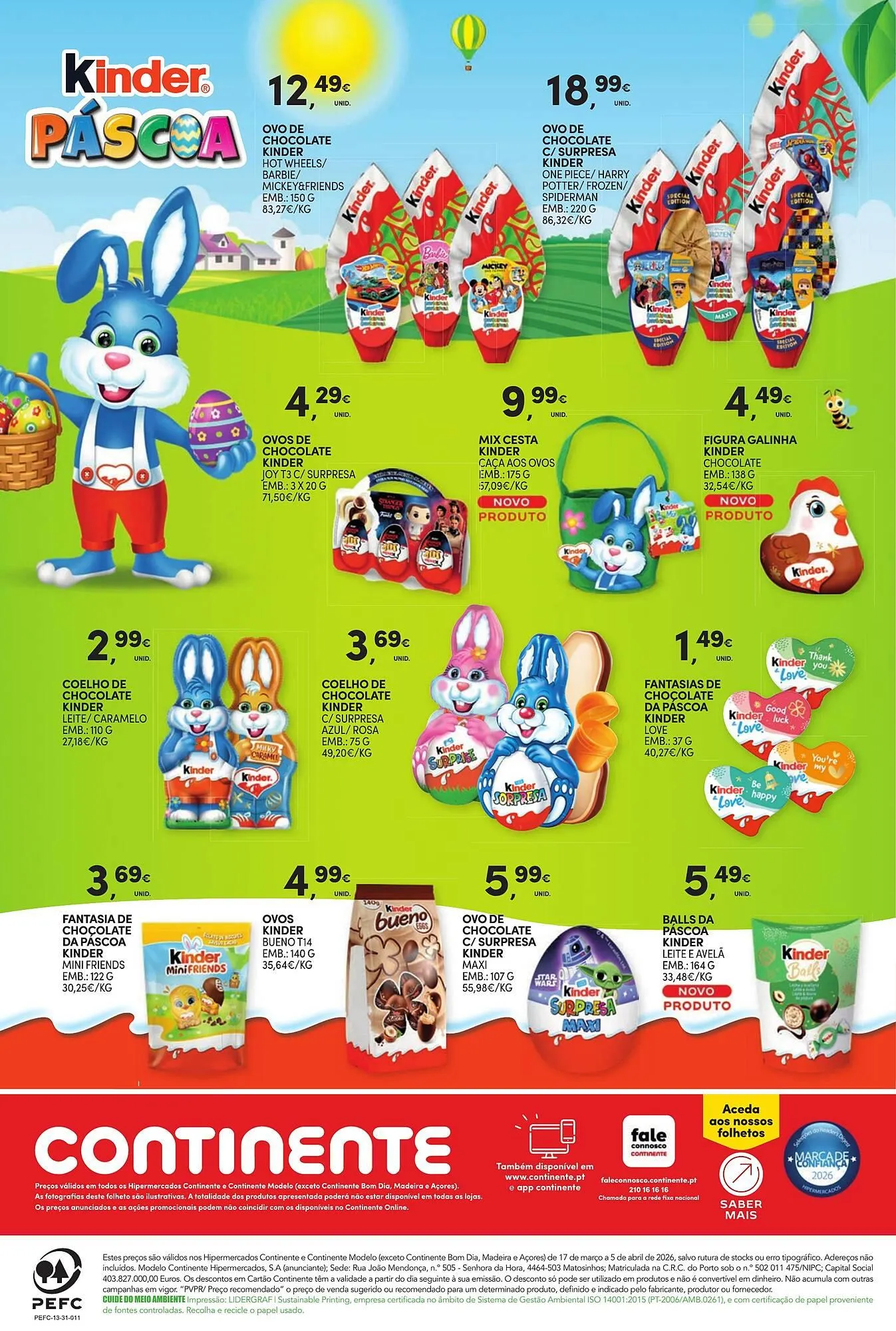 Folheto Folheto Continente de 17 de março até 5 de abril 2026 - Pagina 58