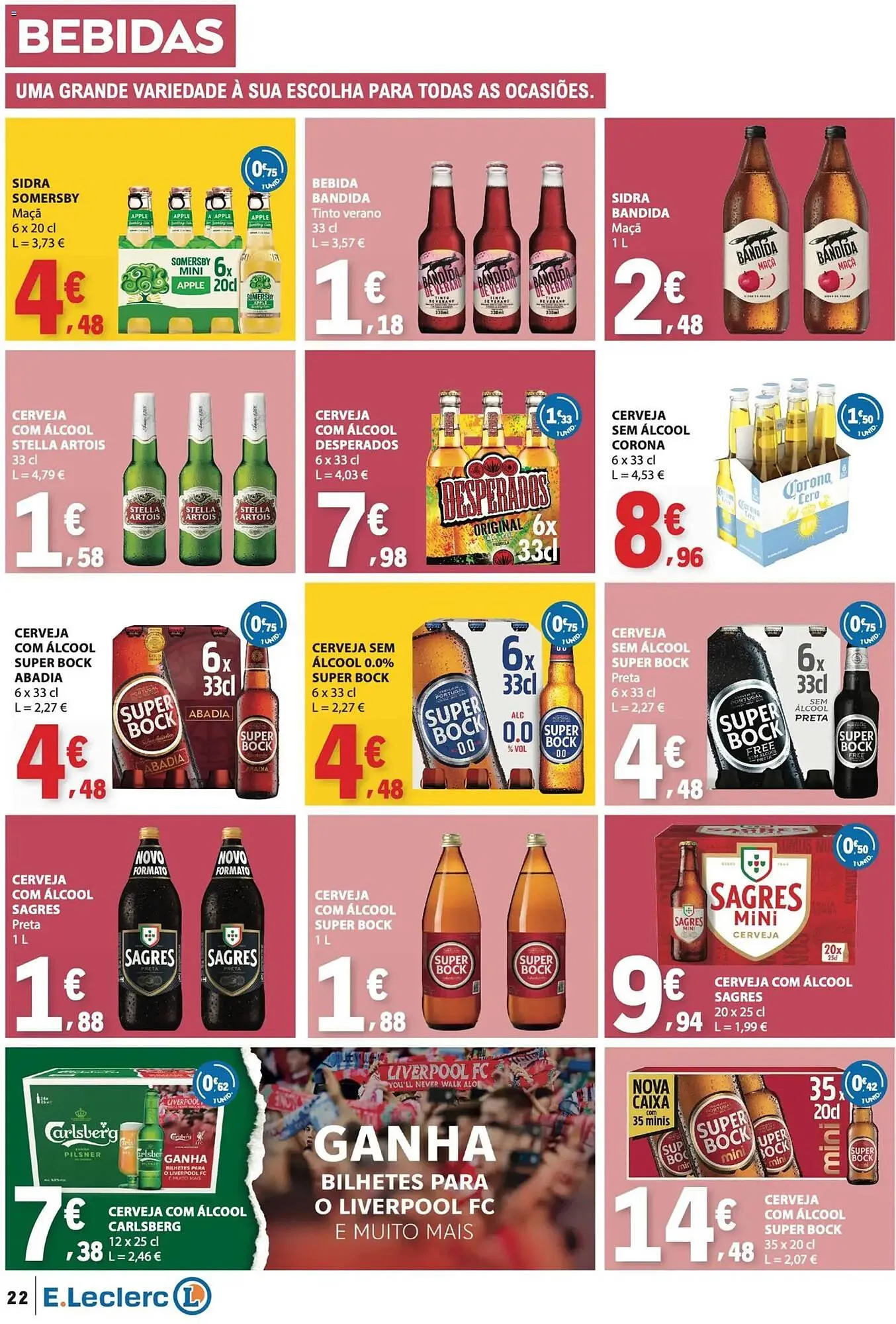 Folheto Folheto E.Leclerc de 23 de abril até 30 de abril 2026 - Pagina 22