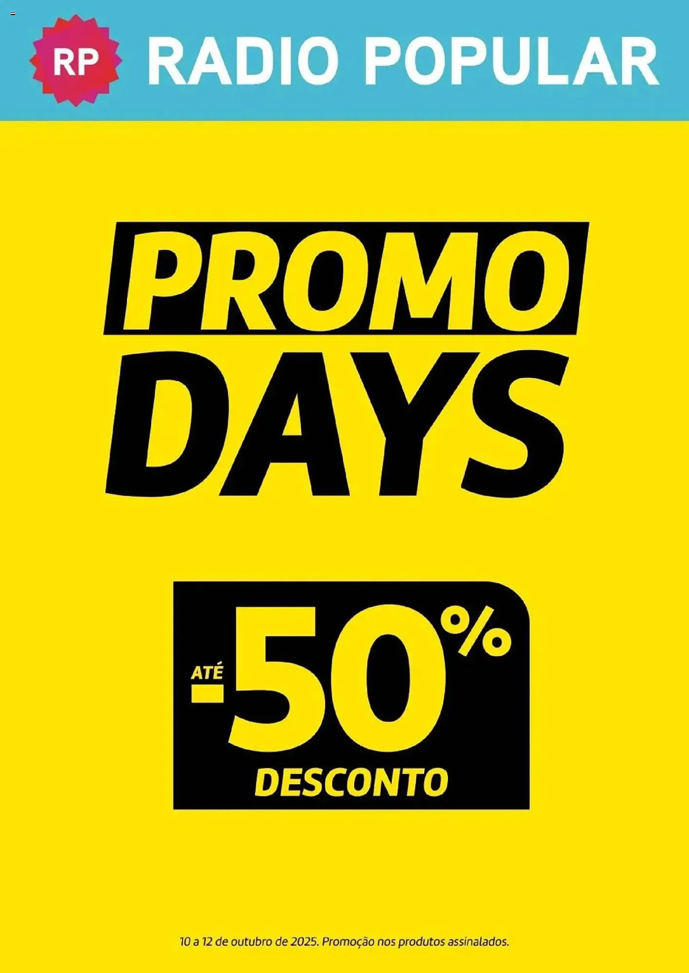 Folheto Radio Popular - 1