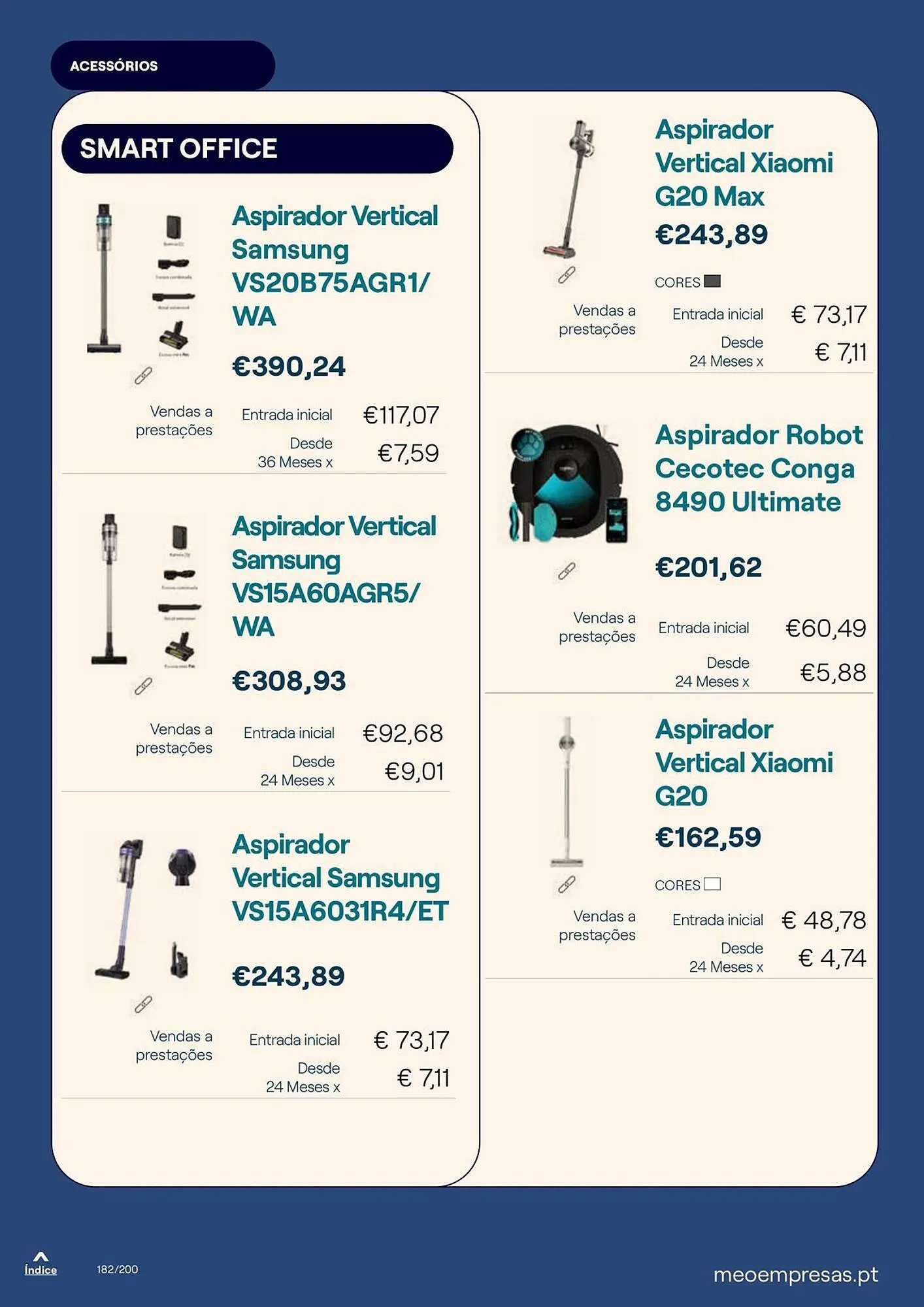 Folheto Catálogo MEO de 25 de setembro até 30 de setembro 2025 - Pagina 182