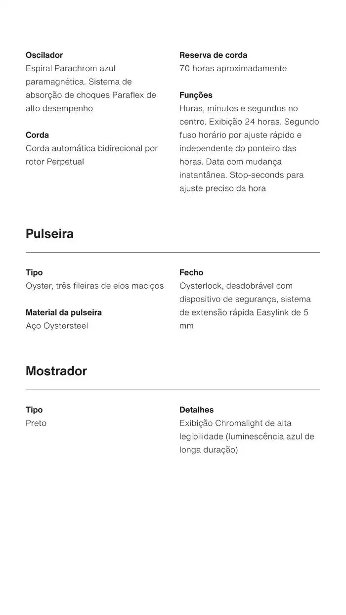 Folheto GMT Master II de 29 de janeiro até 31 de dezembro 2025 - Pagina 12