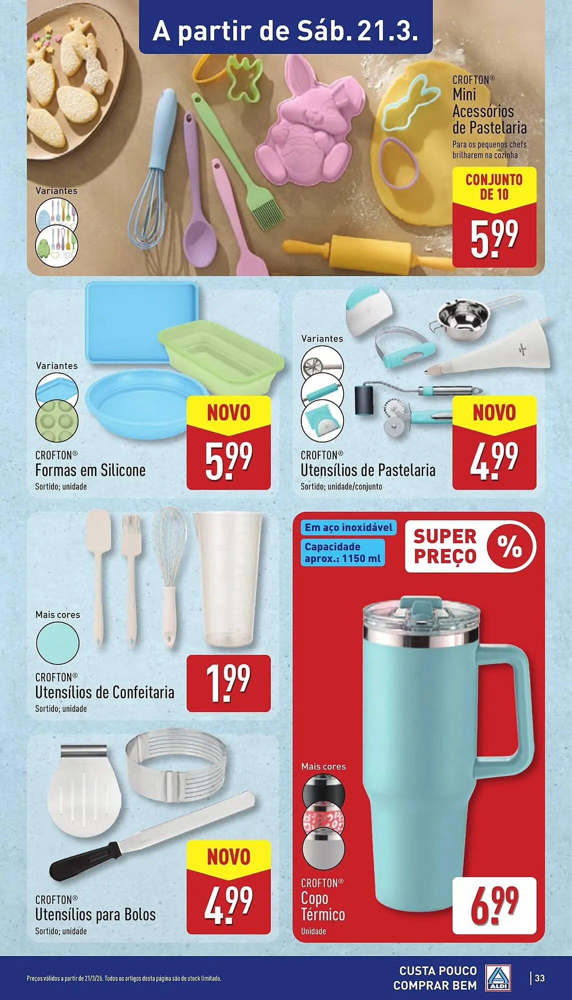 Folheto Folheto ALDI de 16 de março até 22 de março 2026 - Pagina 33