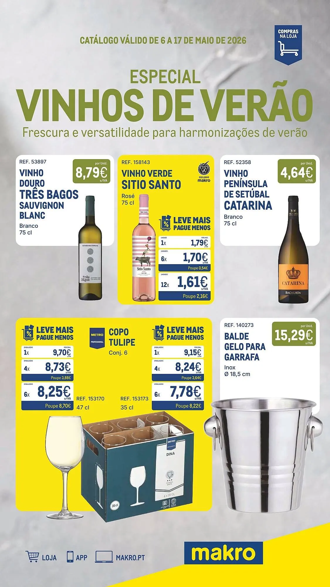 Folheto Catálogo Makro de 6 de maio até 17 de maio 2026 - Pagina 1