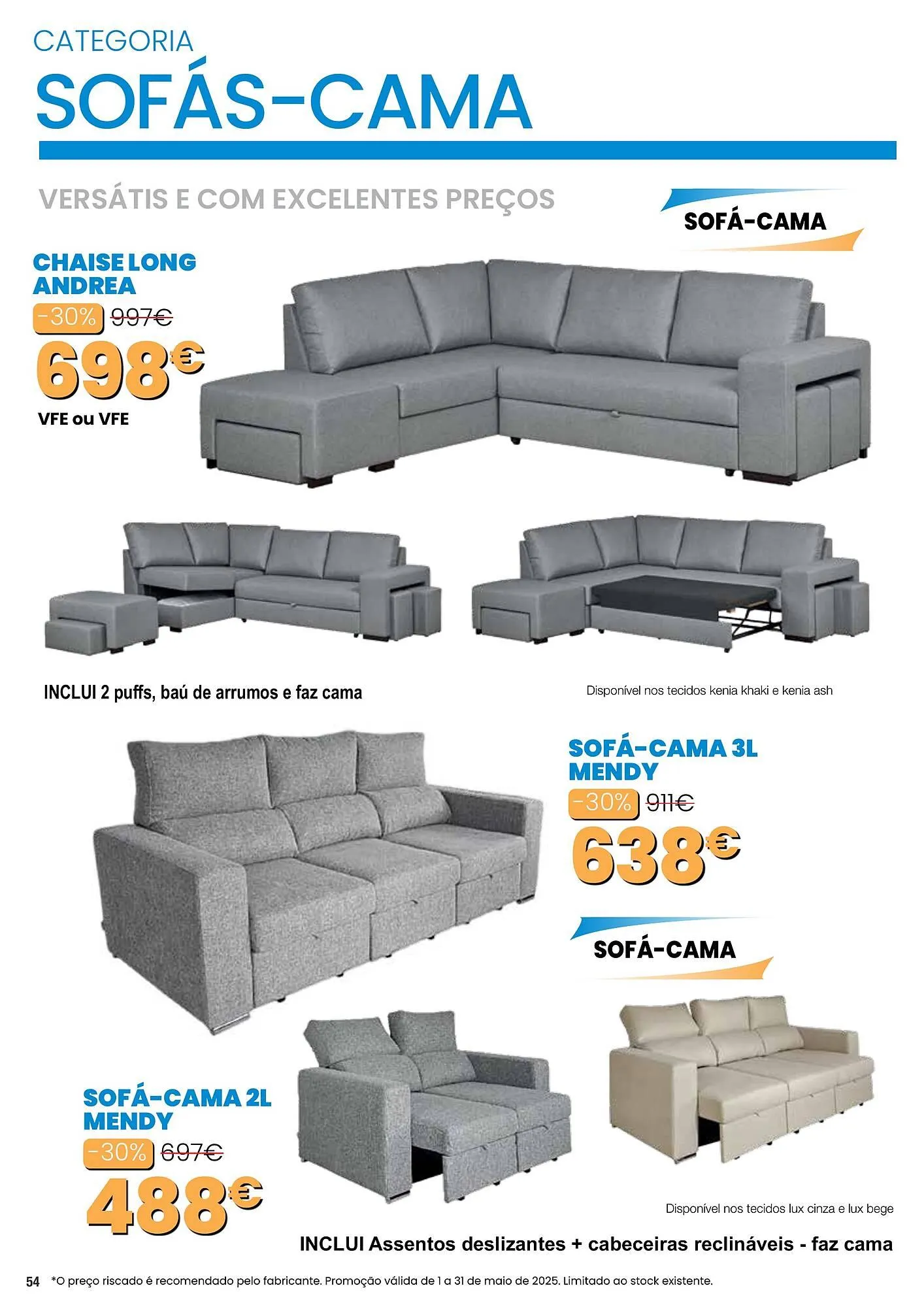 Folheto Folheto Hiper Centro do Móvel de 1 de maio até 31 de maio 2025 - Pagina 54