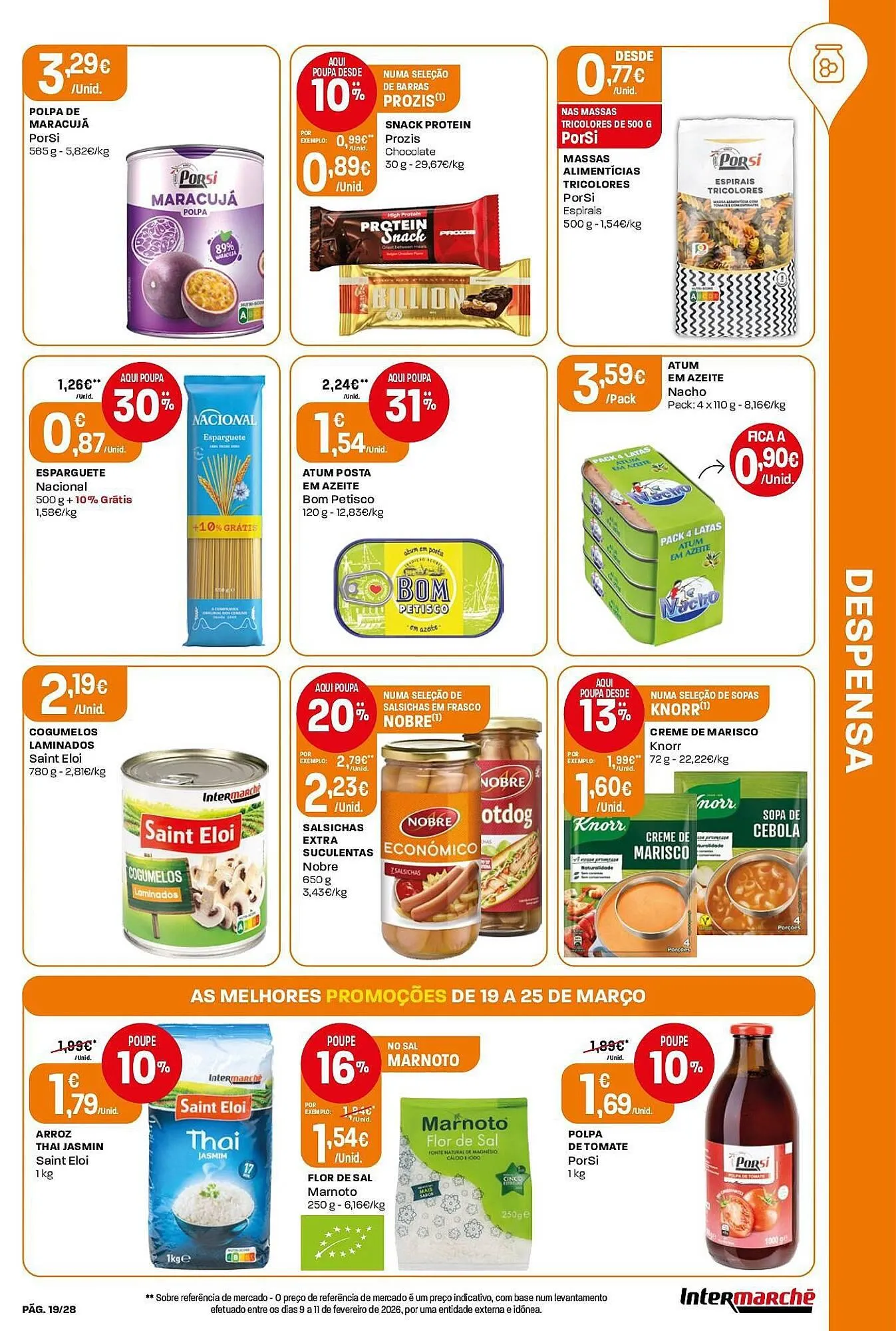 Folheto Folheto Intermarché de 19 de março até 25 de março 2026 - Pagina 19