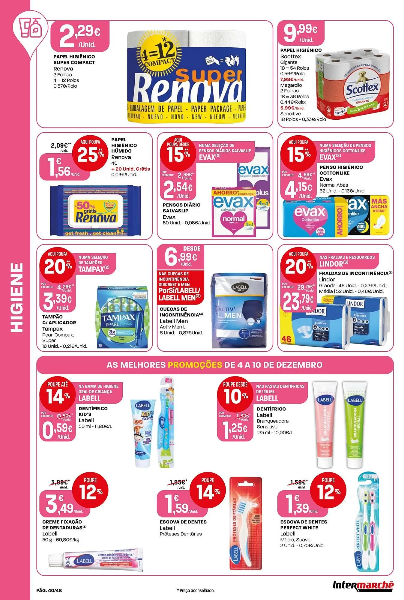 Folheto Folheto Intermarché de 4 de dezembro até 10 de dezembro 2025 - Pagina 40