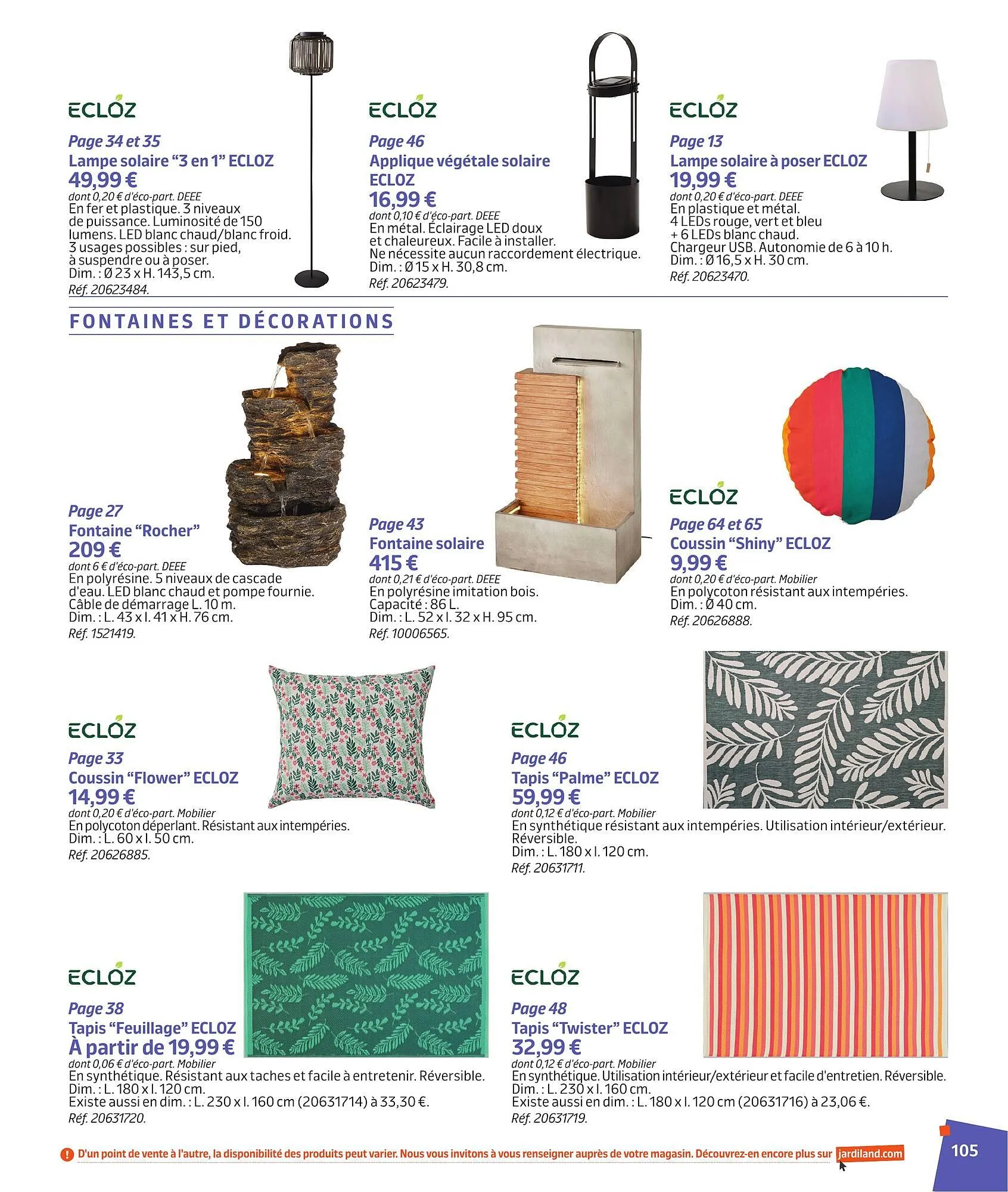 Folheto Folheto Jardiland de 1 de abril até 30 de junho 2025 - Pagina 104