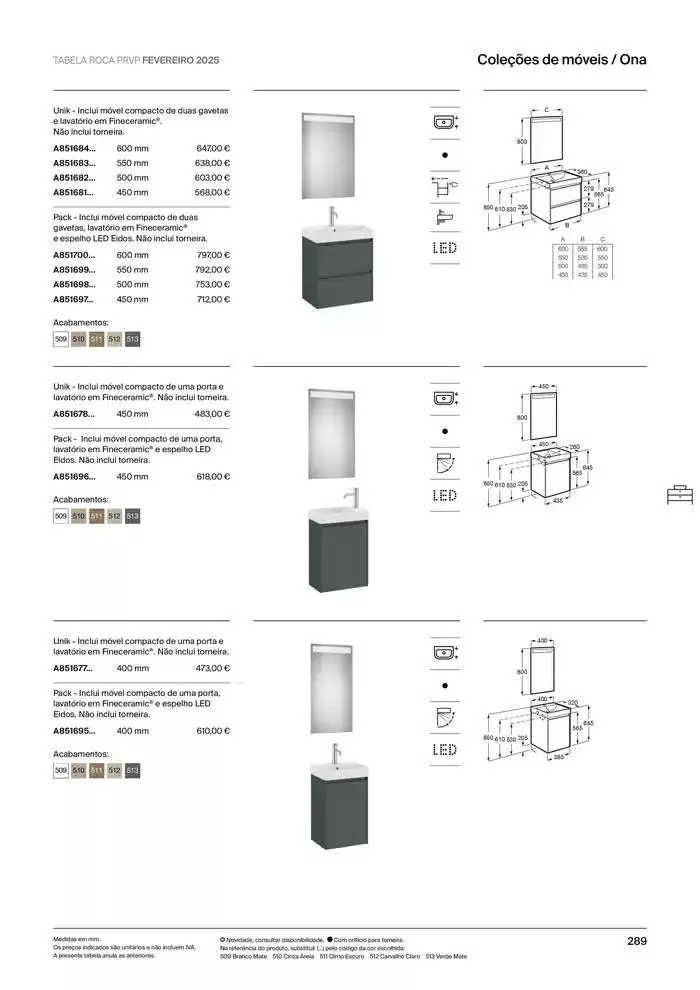 Folheto Soluções de Banho  de 6 de janeiro até 31 de dezembro 2025 - Pagina 291