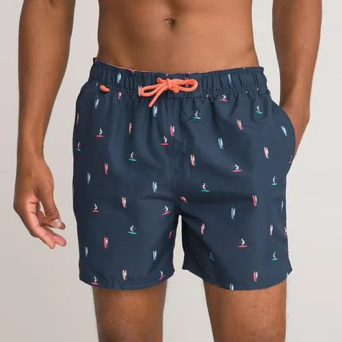 Calções de banho com estampado surf
