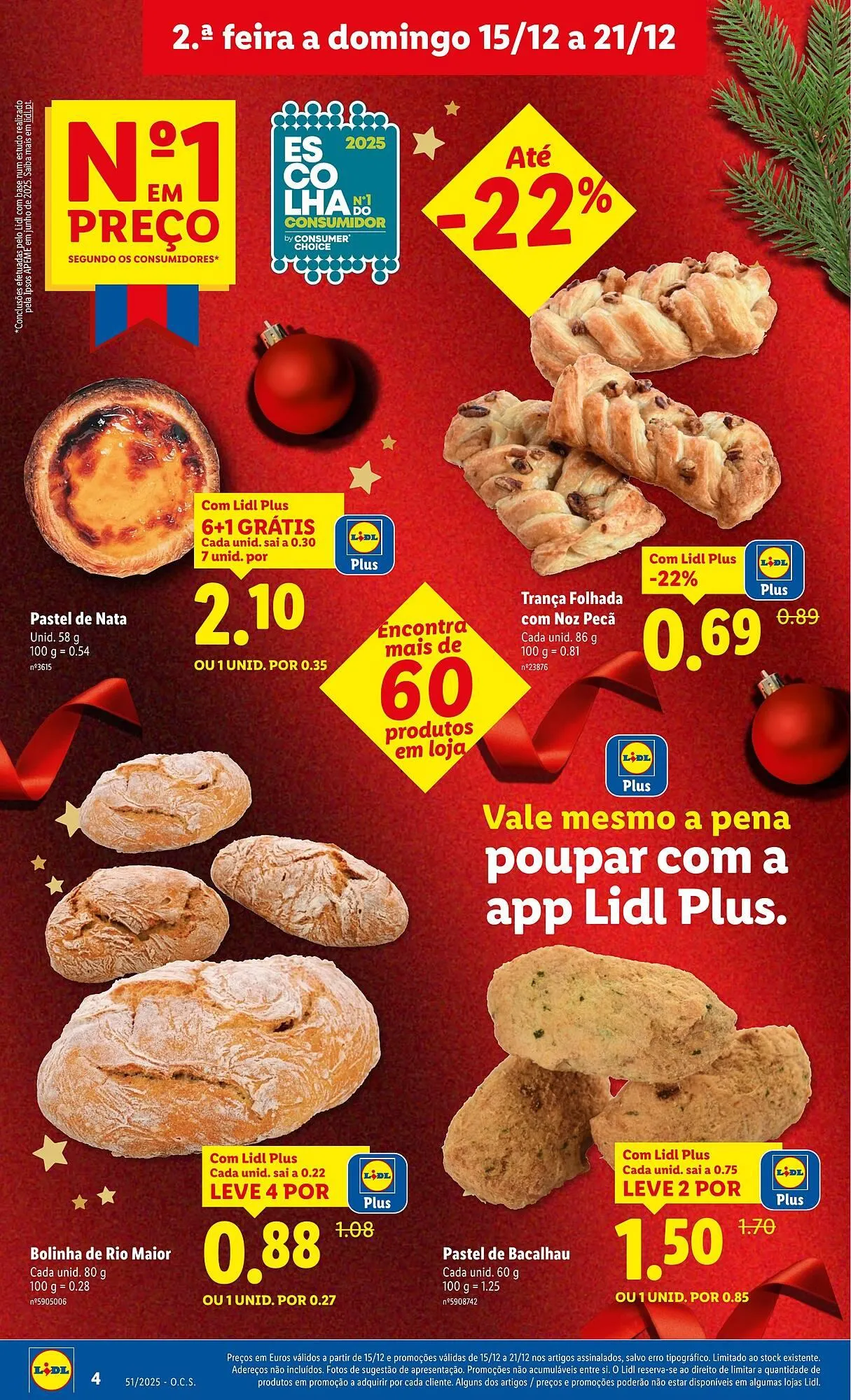 Folheto Folheto Lidl de 15 de dezembro até 21 de dezembro 2025 - Pagina 4