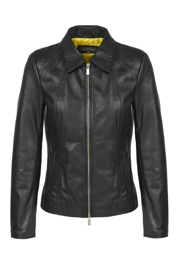 Blusão em pele Olívia