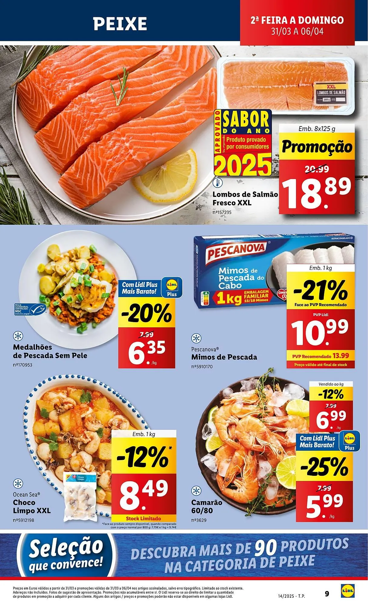 Folheto Folheto Lidl de 31 de março até 6 de abril 2025 - Pagina 9