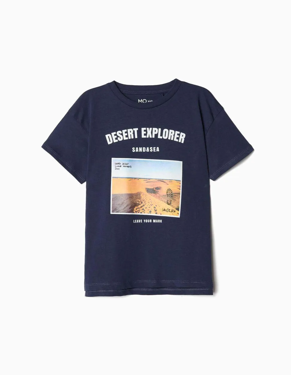 T-shirt Estampado, Menino, Azul Escuro