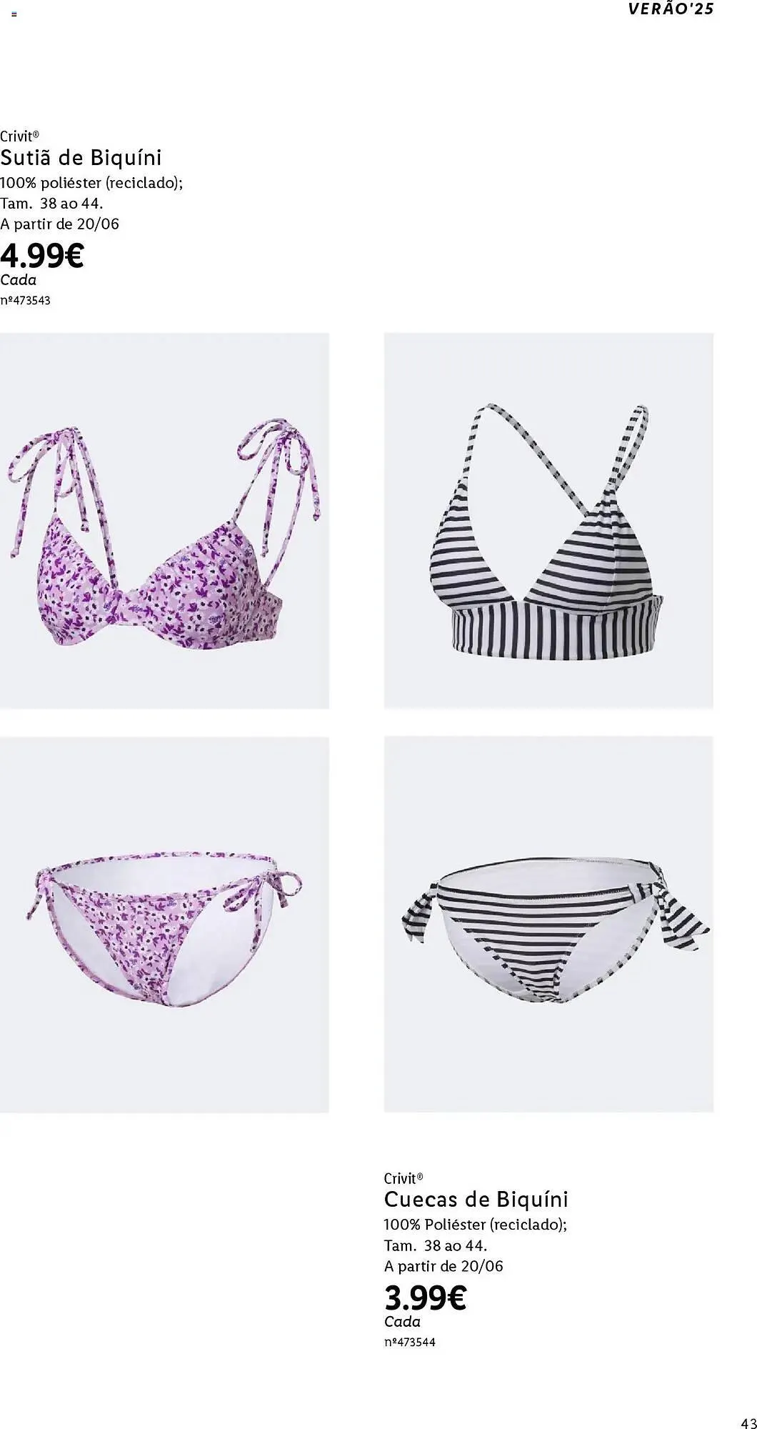 Folheto Folheto Lidl de 2 de junho até 18 de agosto 2025 - Pagina 43