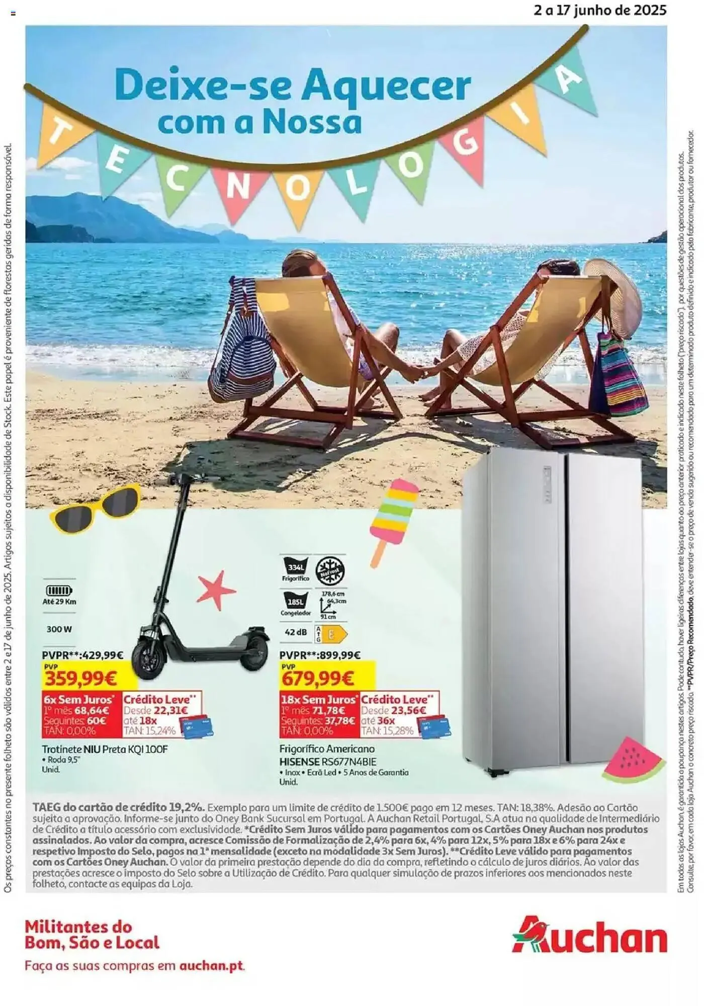 Folheto Folheto Auchan de 2 de junho até 18 de junho 2025 - Pagina 1