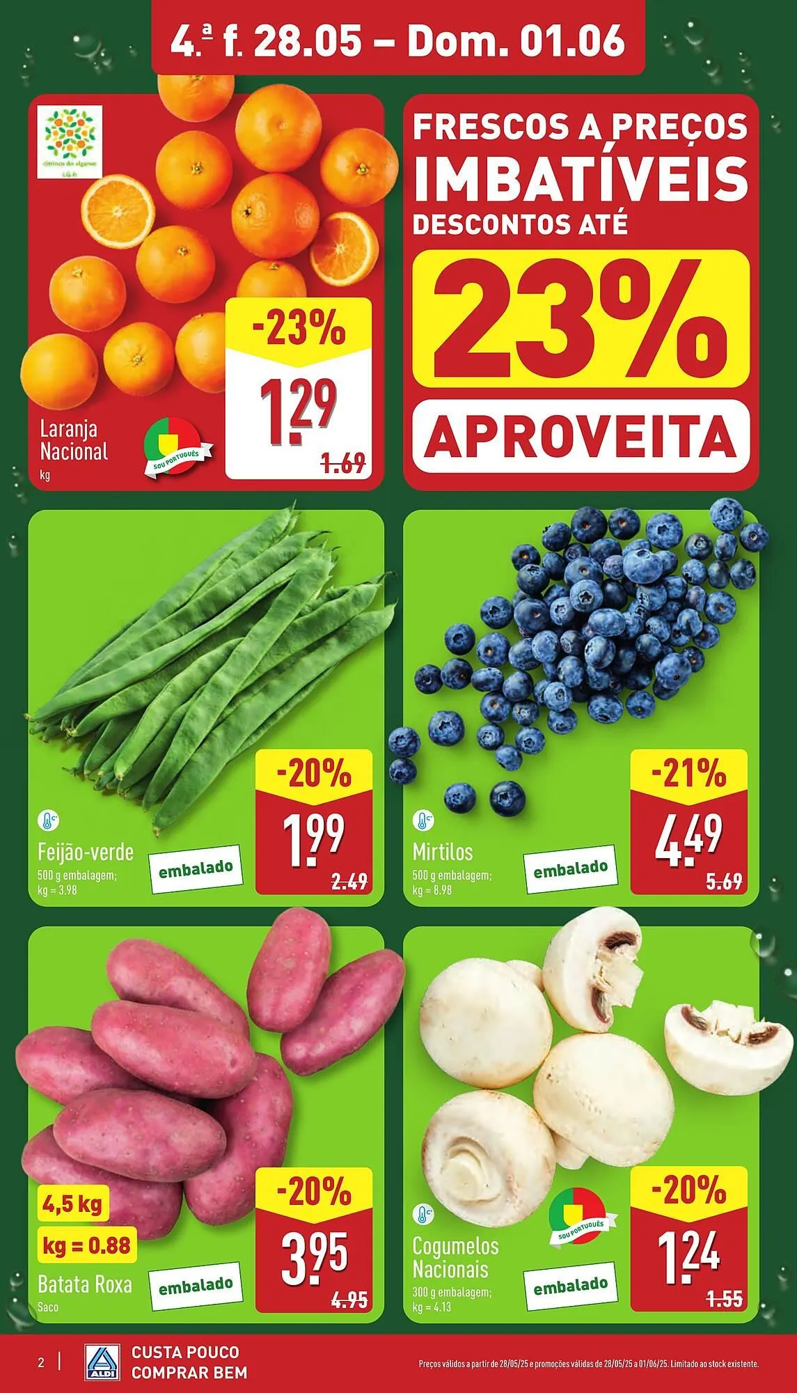 Folheto Folheto ALDI de 28 de maio até 1 de junho 2025 - Pagina 2