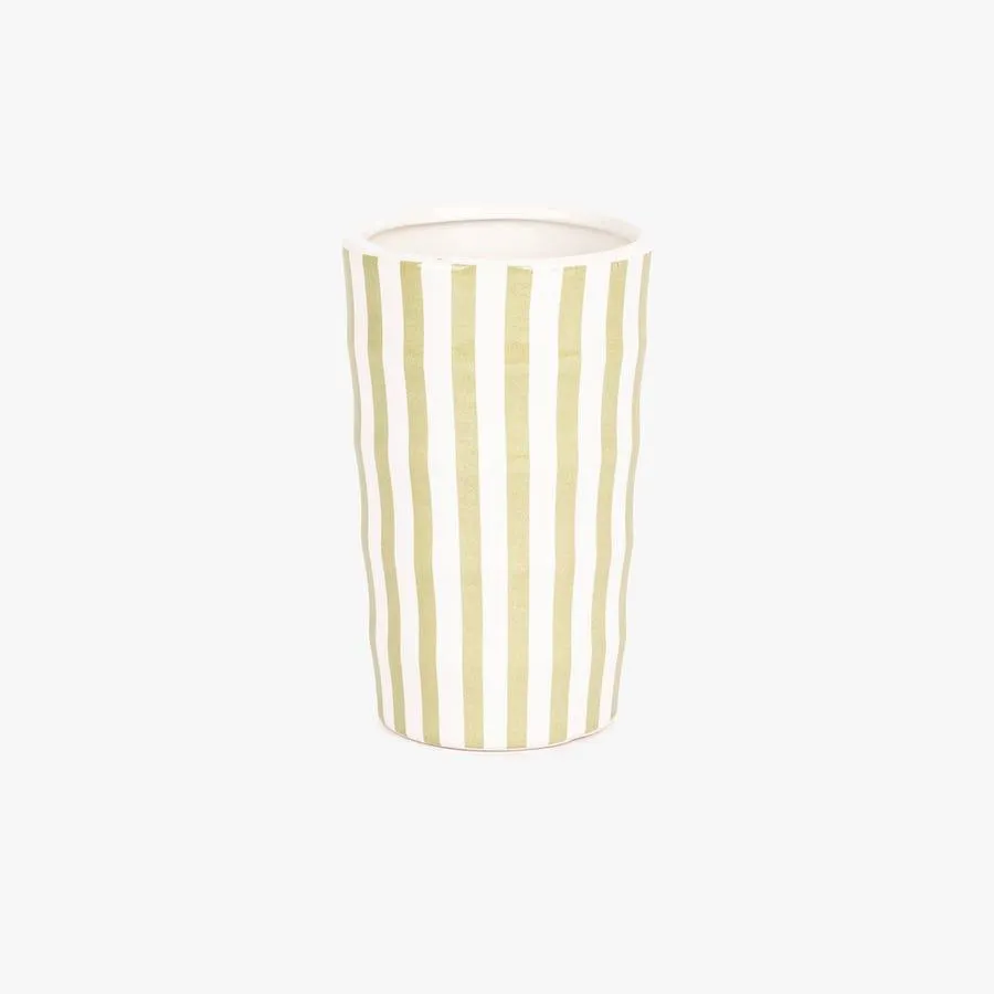 Copo WC às riscas verde VICHY