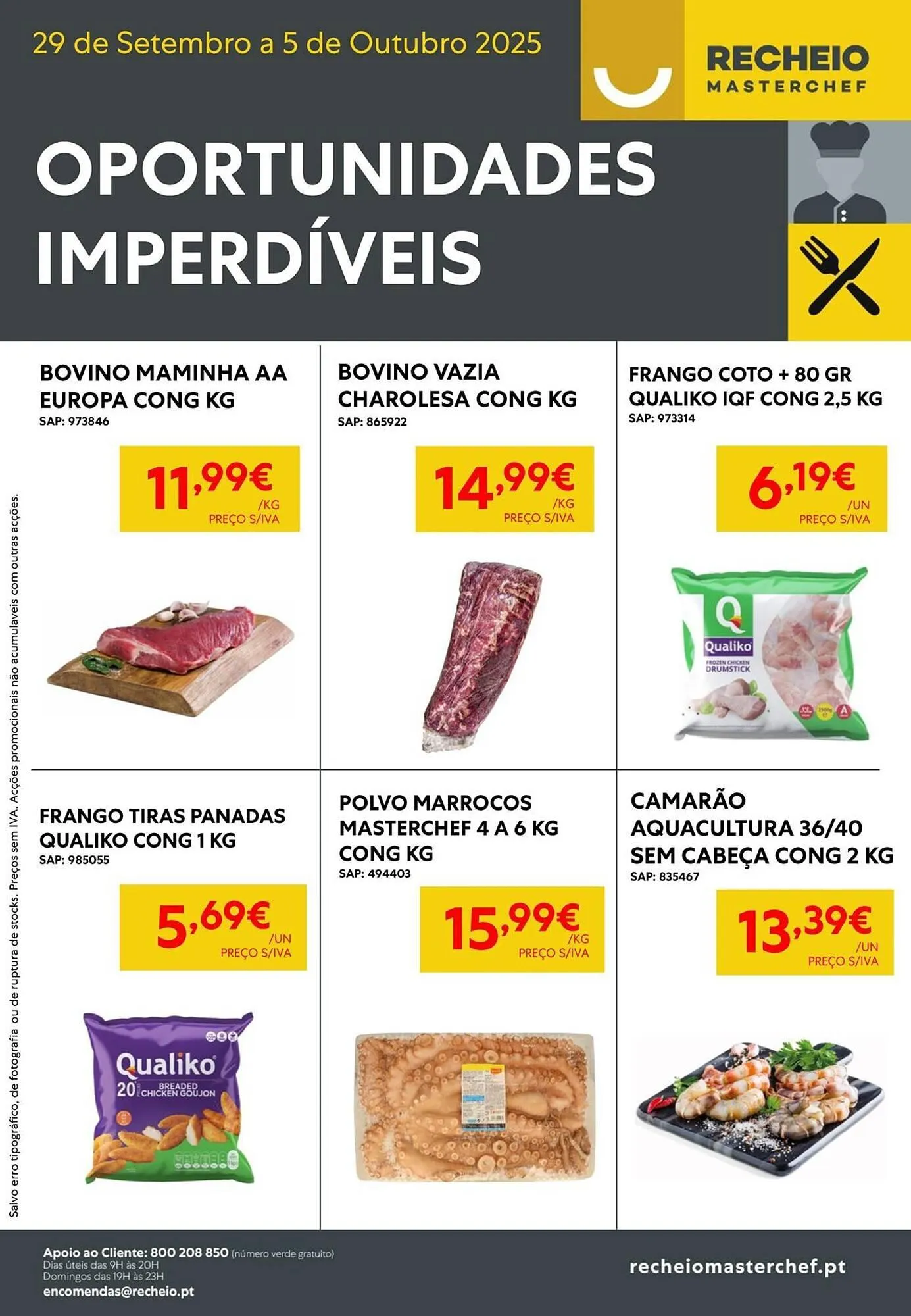 Folheto Folheto Recheio de 30 de setembro até 5 de outubro 2025 - Pagina 1