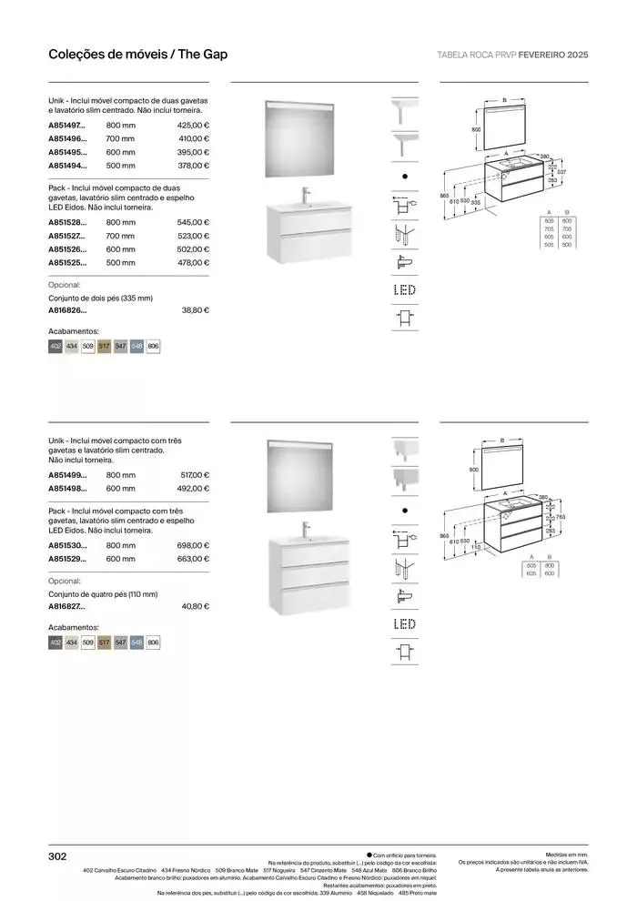 Folheto Soluções de Banho  de 6 de janeiro até 31 de dezembro 2025 - Pagina 304