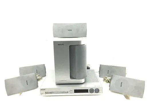 conjunto home cinema philips hts3100