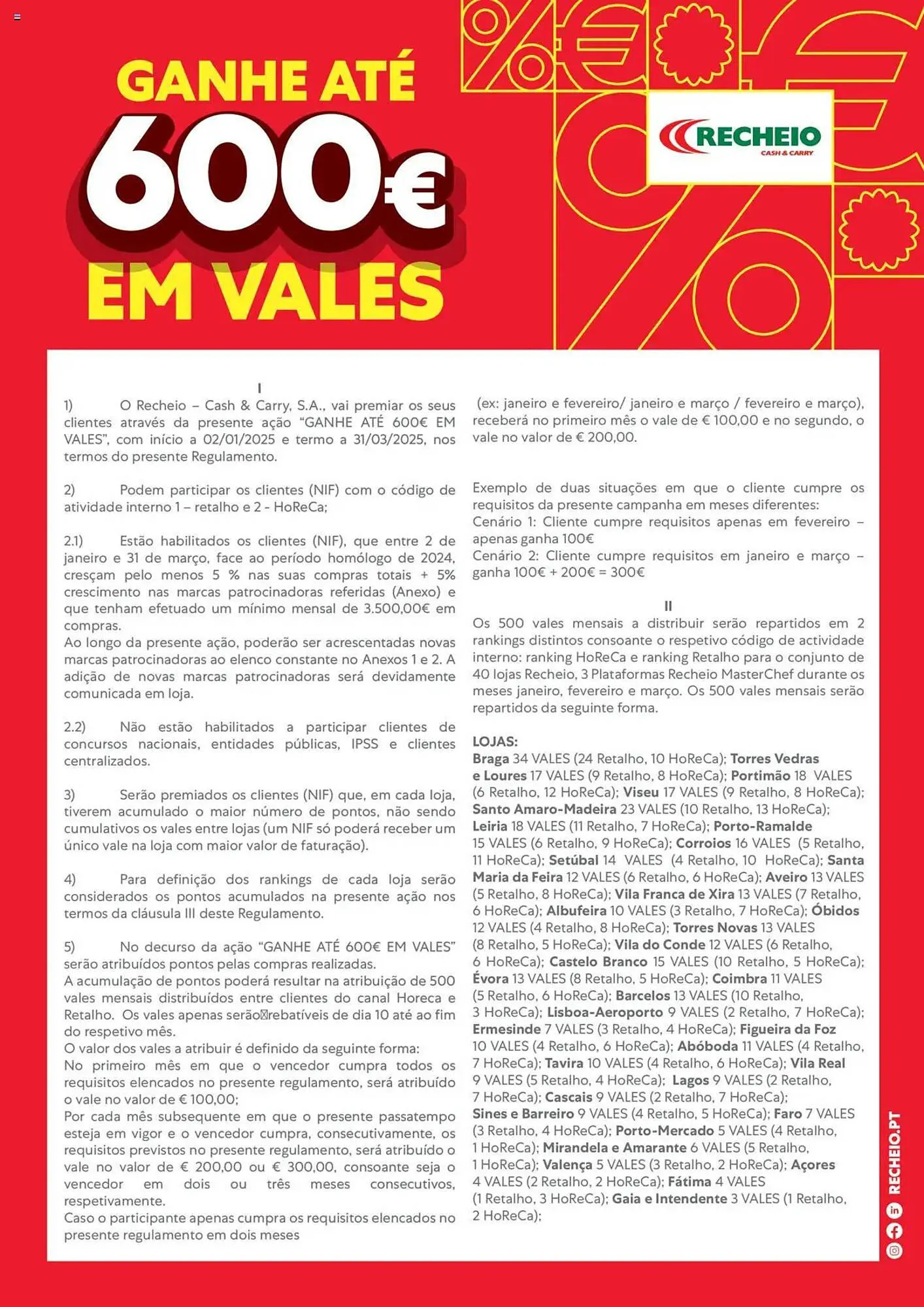 Folheto Folheto Recheio de 2 de janeiro até 31 de março 2025 - Pagina 1