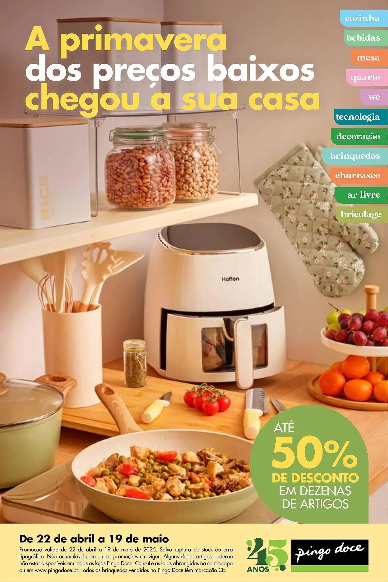 Folheto Folheto Pingo Doce de 22 de abril até 19 de maio 2025 - Pagina 1