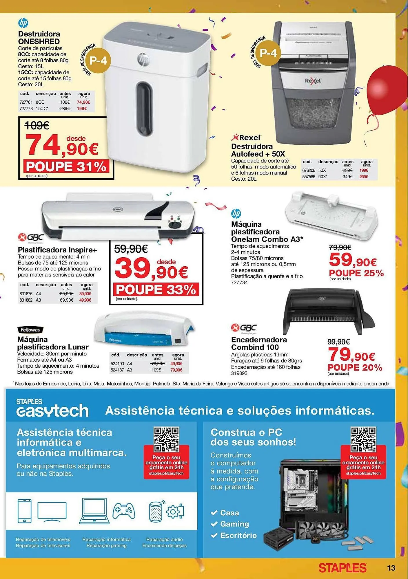 Folheto Folheto Staples de 8 de maio até 22 de maio 2025 - Pagina 13