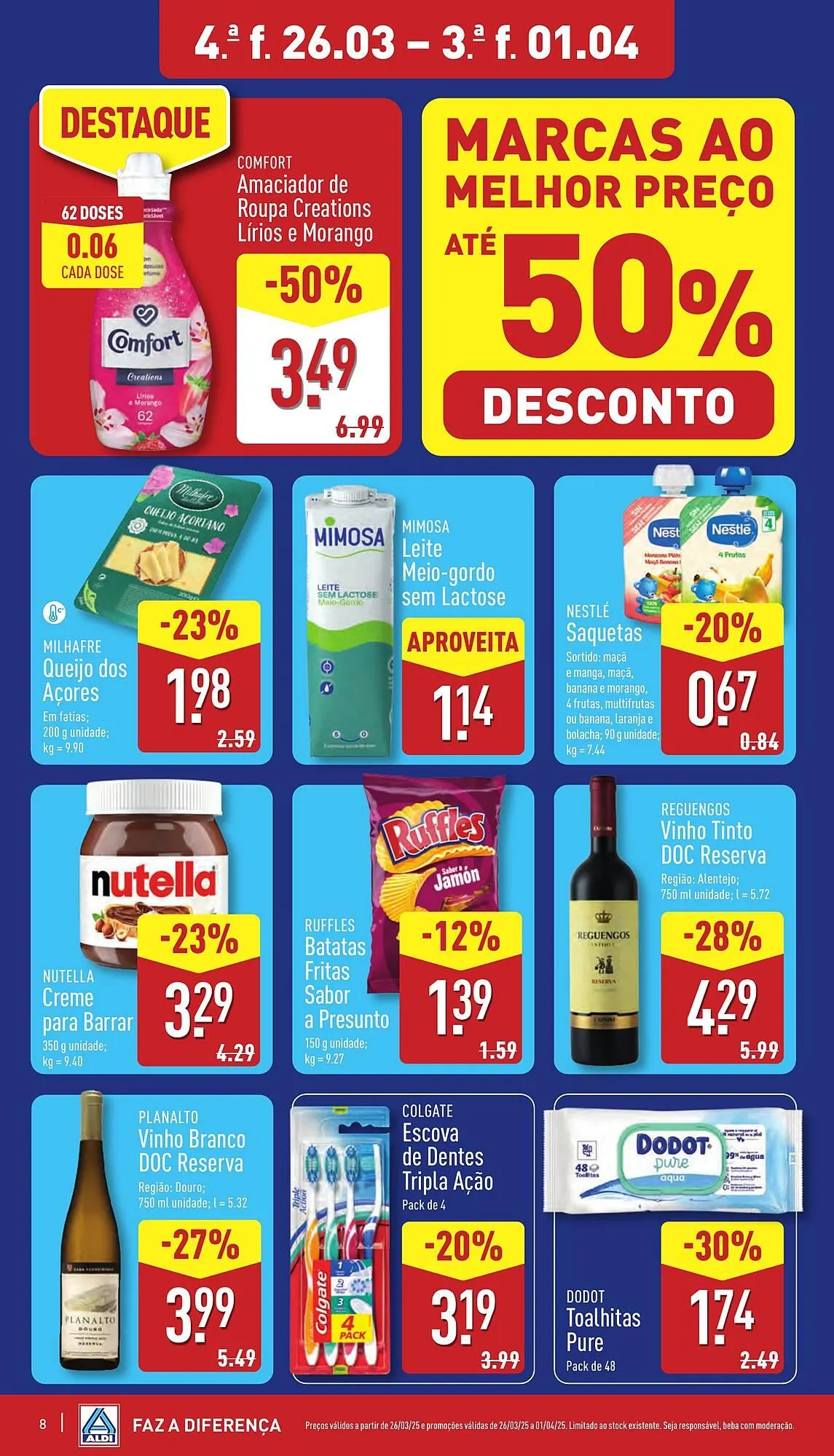 Folheto Folheto ALDI de 26 de março até 1 de abril 2025 - Pagina 8