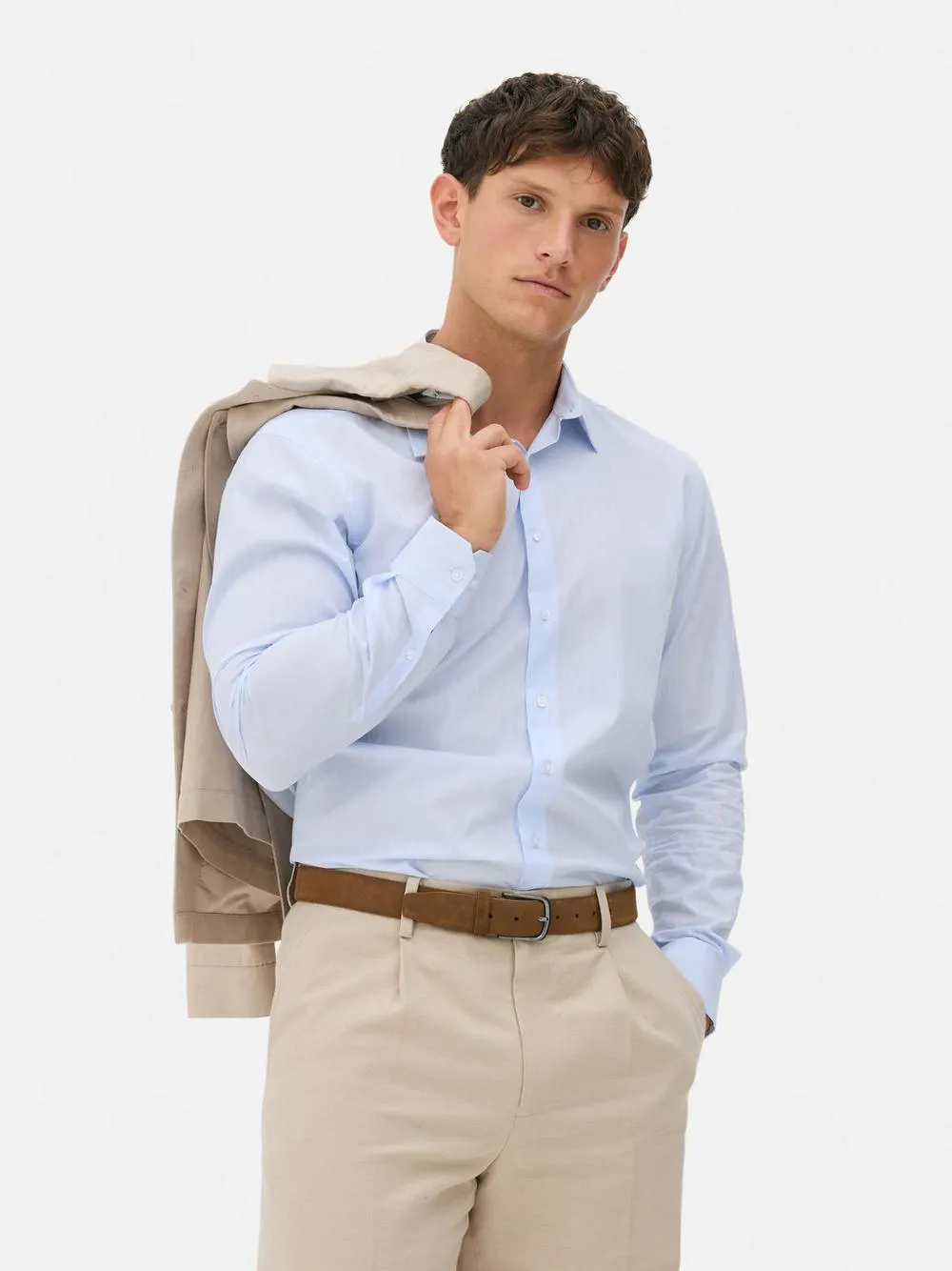 Chemise rayée à manches longues