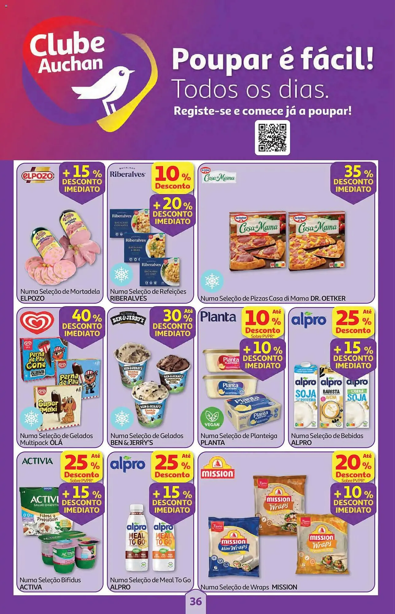 Folheto Folheto Auchan de 14 de maio até 20 de maio 2026 - Pagina 36