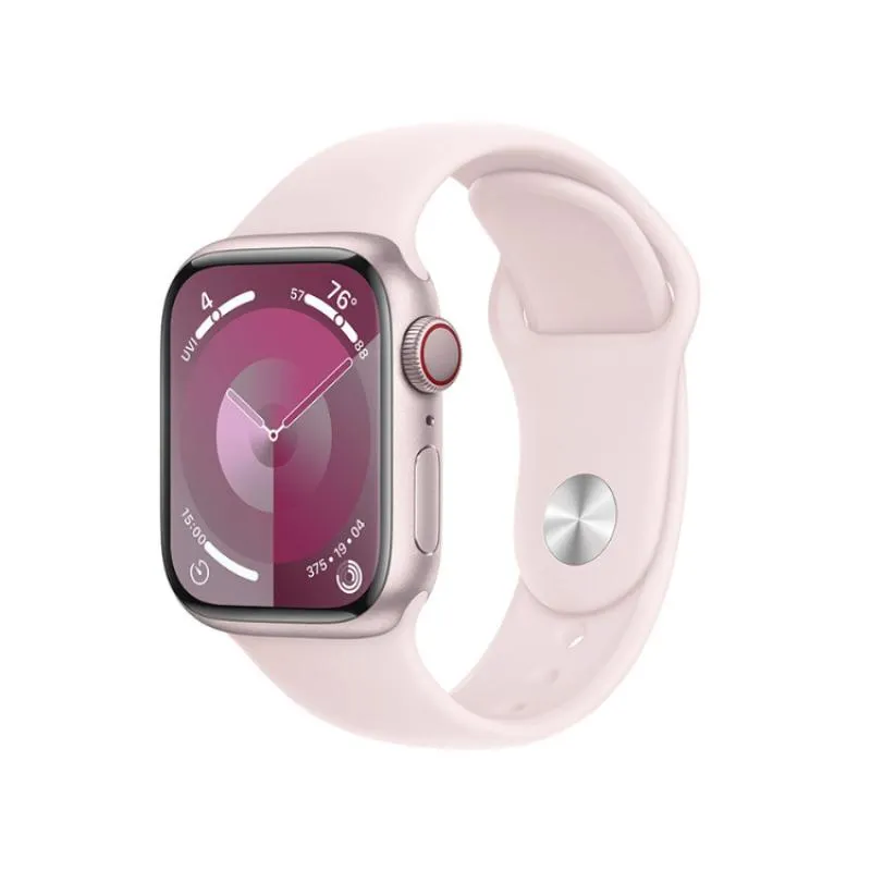 Smartwatch Apple Watch Serie 9 GPS + Cellular 41mm Aluminium Case Light Pink Sport Band S/M