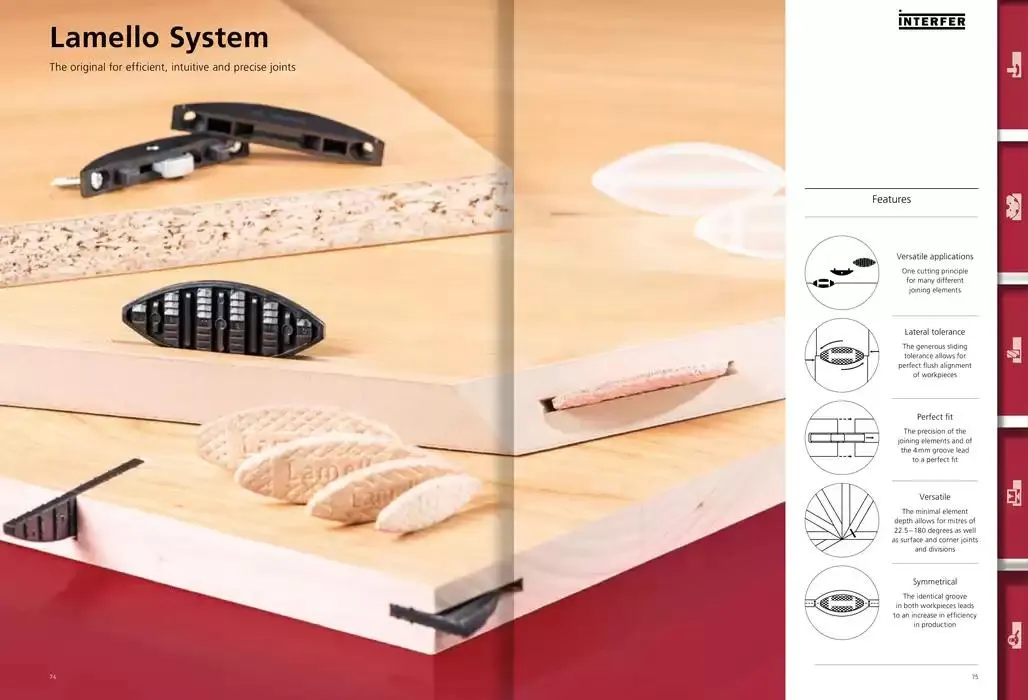 Folheto Novo! Catálogo Lamello 2025 de 6 de dezembro até 31 de dezembro 2025 - Pagina 38