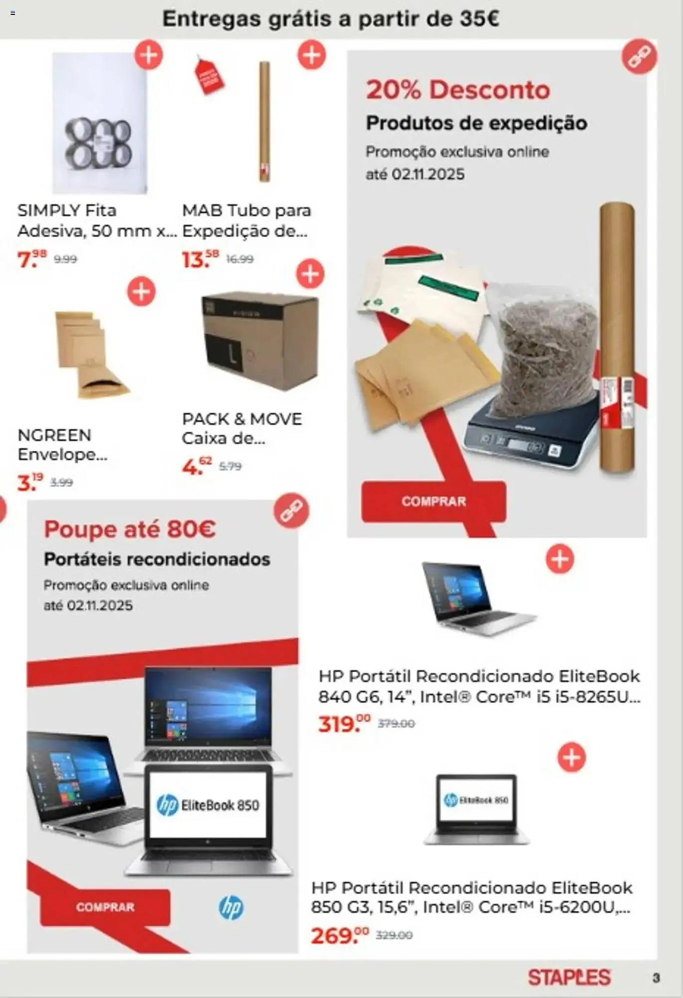 Folheto Folheto Staples de 1 de outubro até 3 de novembro 2025 - Pagina 3