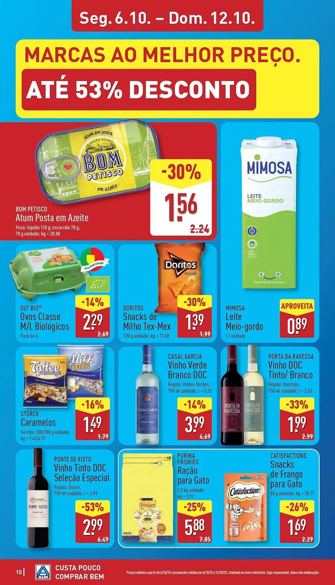 Folheto Folheto ALDI de 6 de outubro até 12 de outubro 2025 - Pagina 10