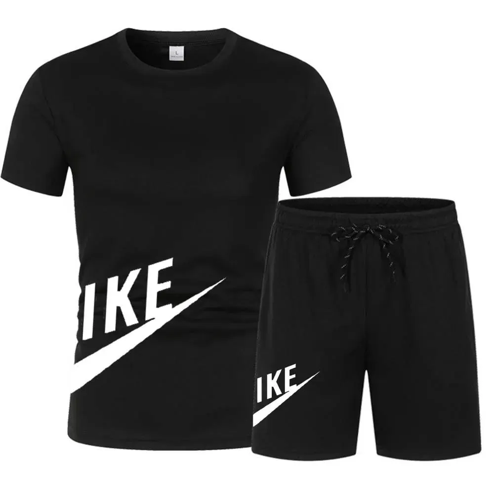 Summer Men's Sets Fashion Korean Tracksuit Men Short Sleeve T Shirts+sport Shorts Suit Men Casual Men Clothing Mens Joggers Sets